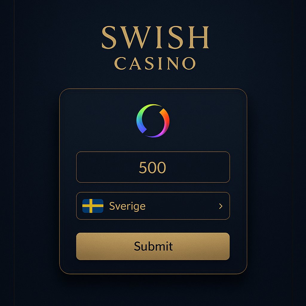 Casino med Swish — Betala med Sveriges Favoritapp