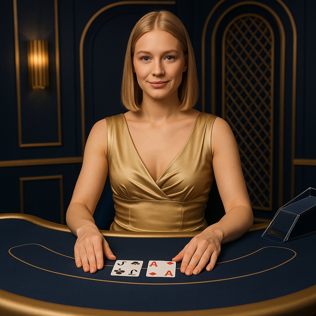 Live Blackjack Sverige -- Kortspel med Riktig Dealer